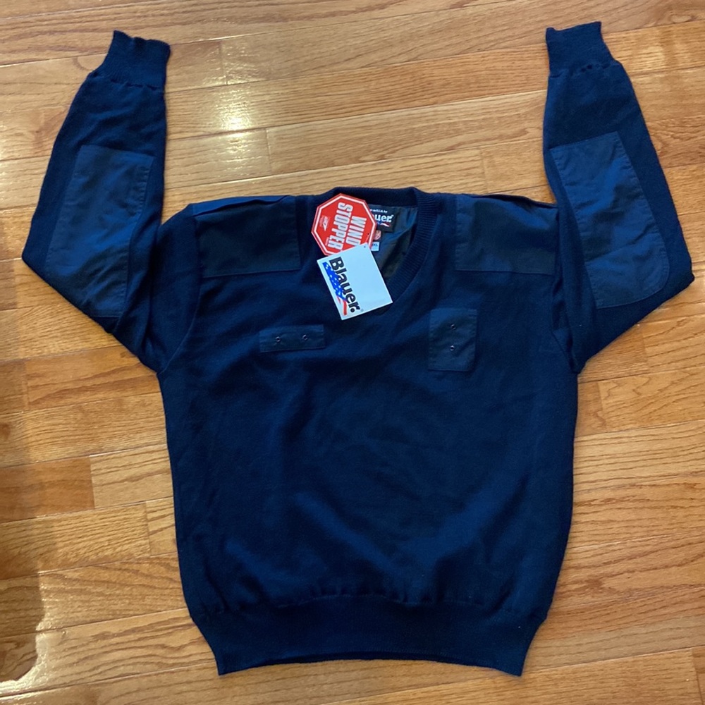 ‼️NWT BLAUER V-NECK SWEATERS 205XCR WITH WINDSTOPPER® LINER size 3XL & Medium